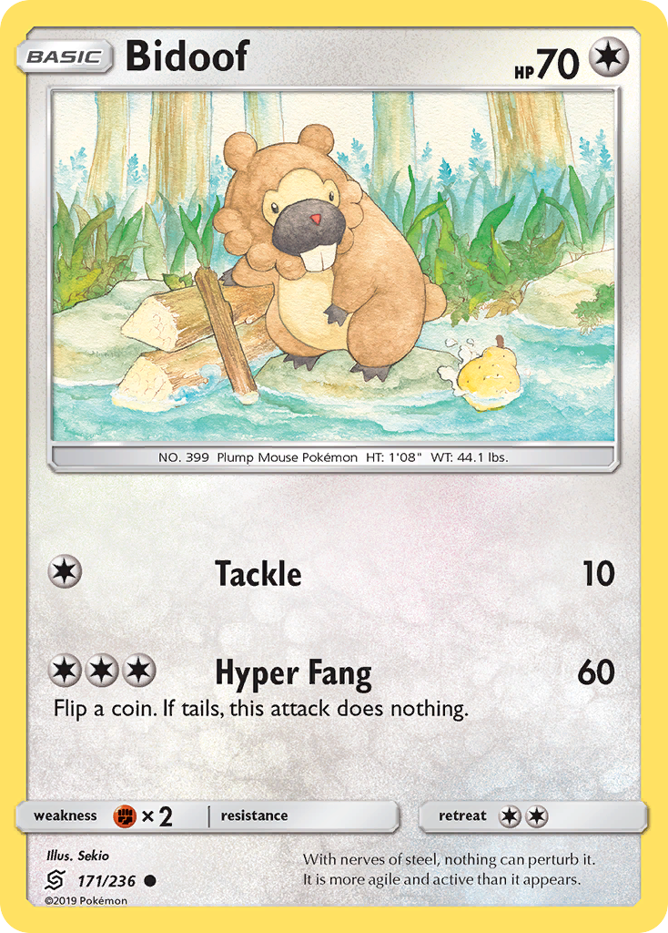 Bidoof 171/260 Common