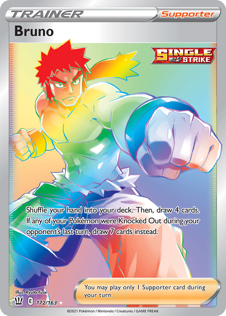 Bruno 172/183 Rare Rainbow