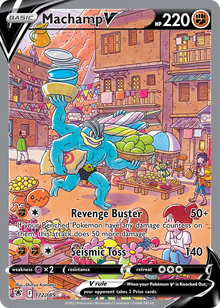 Machamp V 172/216 Rare Ultra