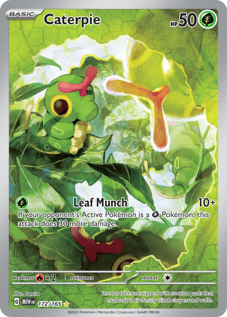 Caterpie 172/207 Illustration Rare