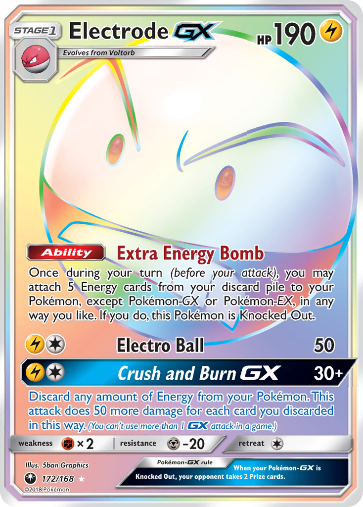Electrode-GX 172/187 Rare Rainbow