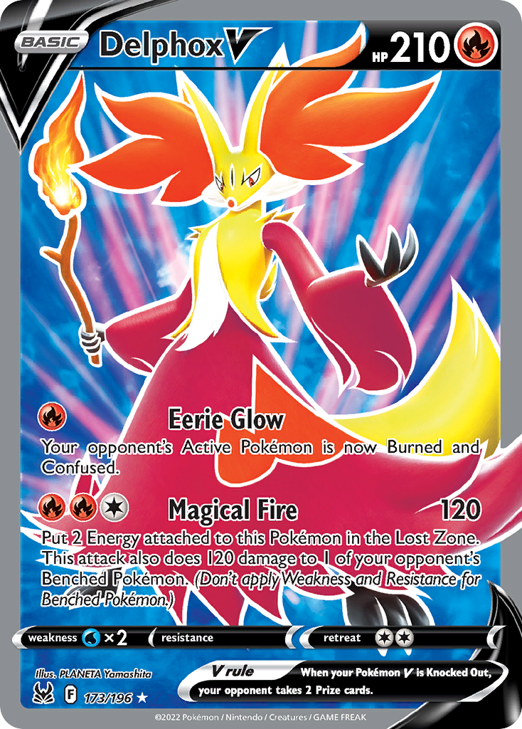 Delphox V 173/217 Rare Ultra