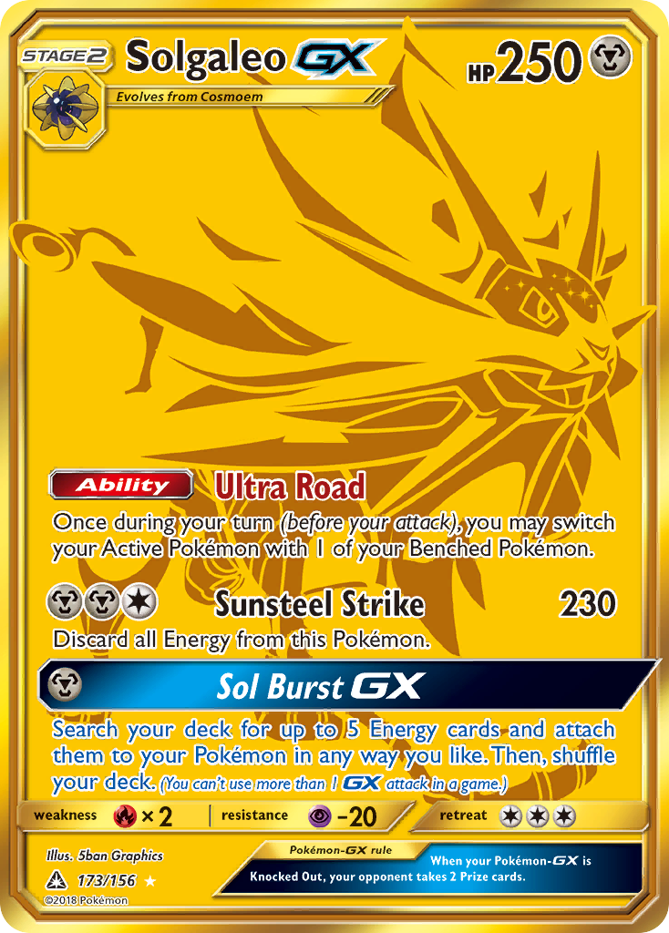 Solgaleo-GX 173/178 Rare Secret