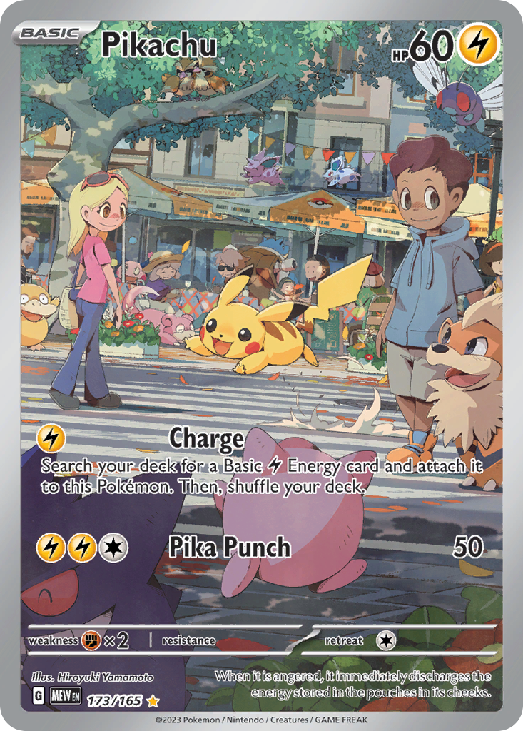 Pikachu 173/207 Illustration Rare