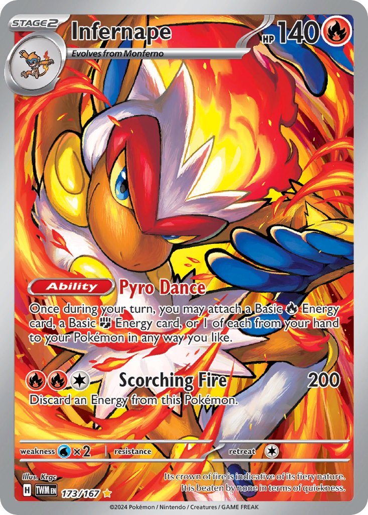 Infernape 173/226 Illustration Rare