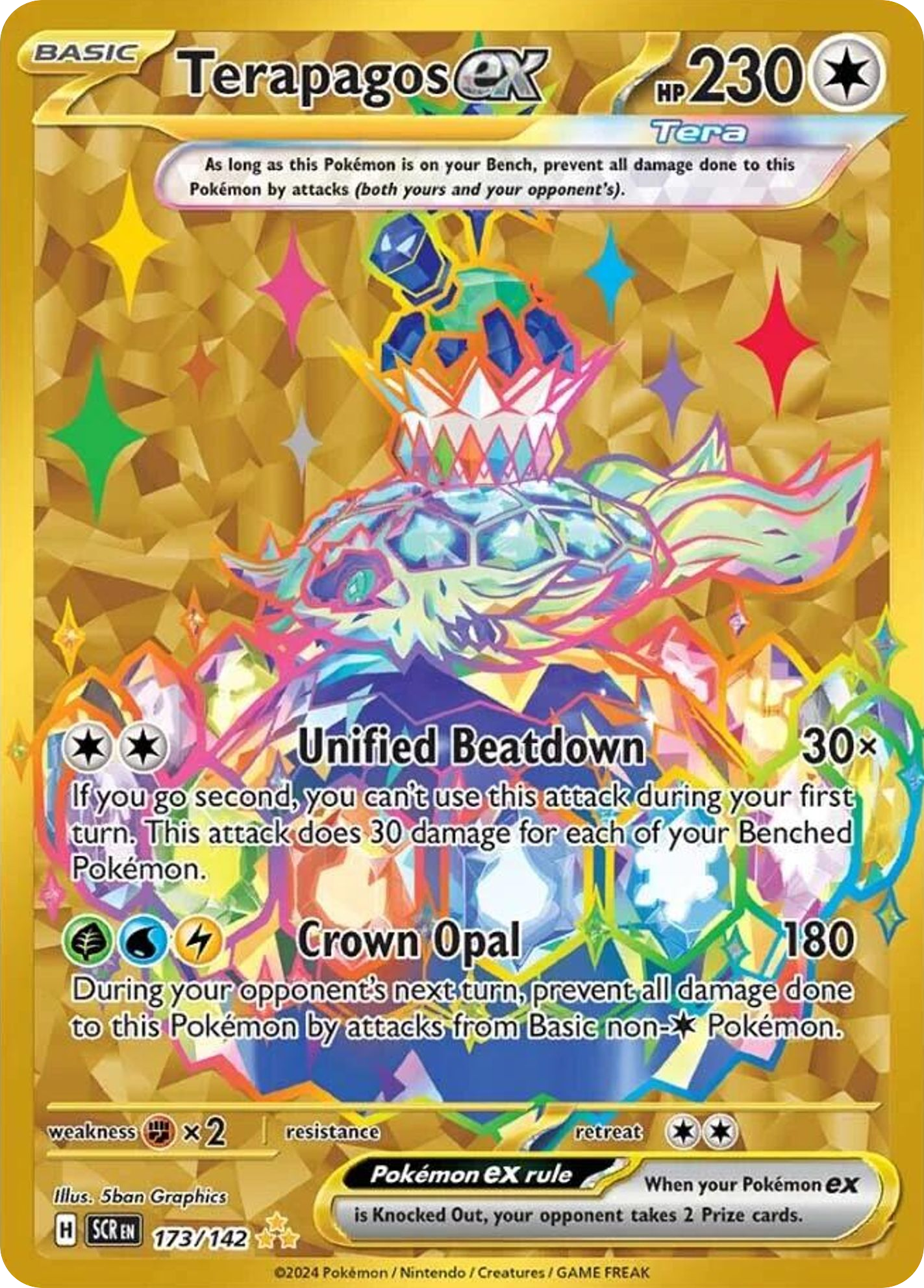 Terapagos ex 173/175 Hyper Rare