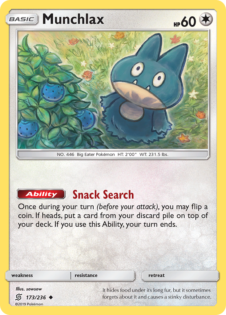 Munchlax 173/260 Uncommon