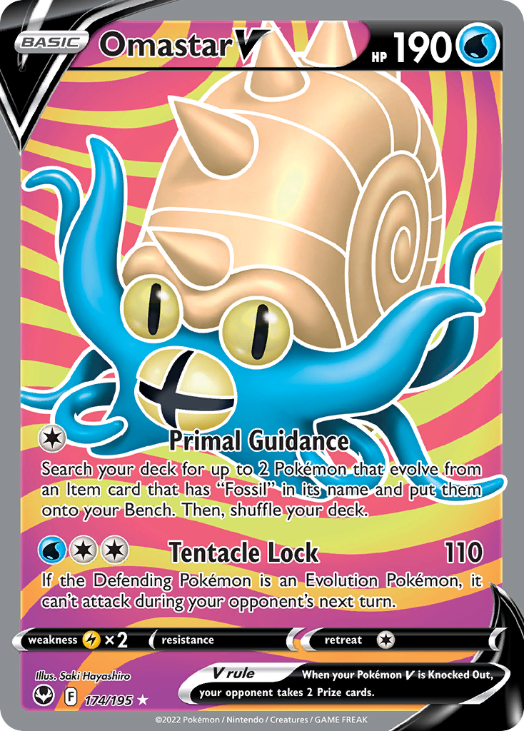 Omastar V 174/215 Rare Ultra