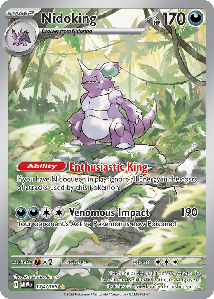 Nidoking 174/207 Illustration Rare