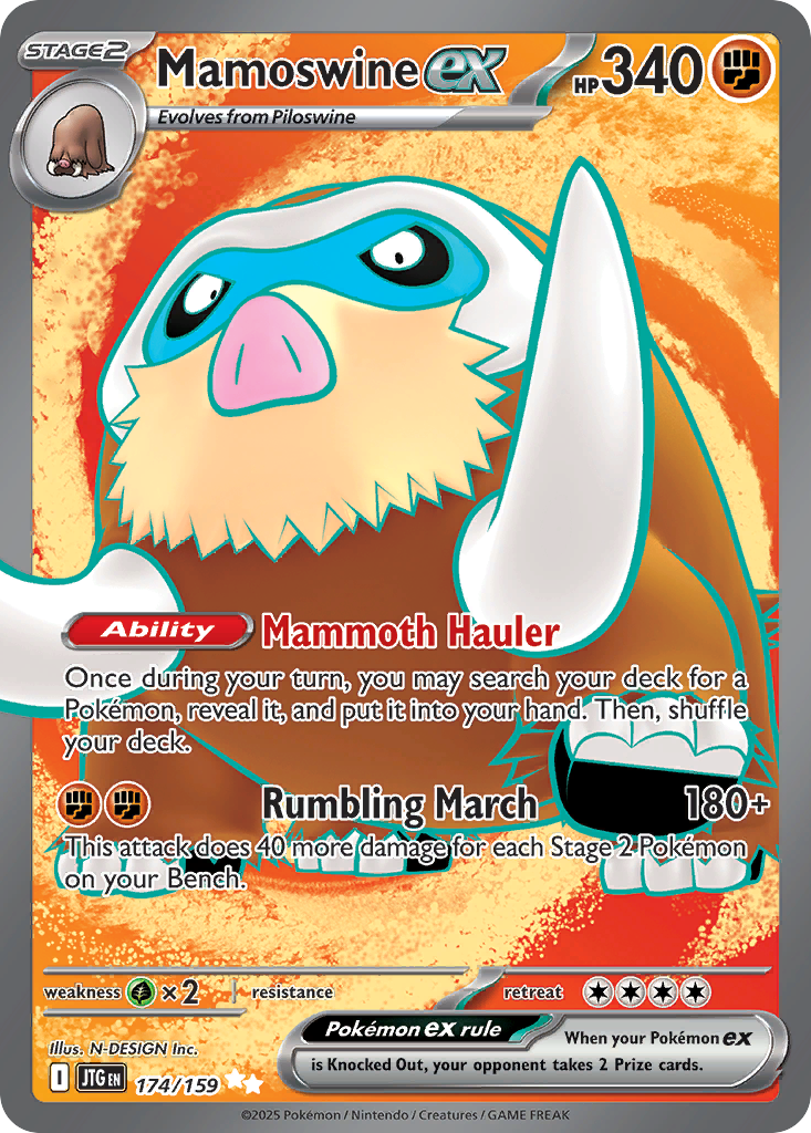 Mamoswine ex 174/190 Ultra Rare
