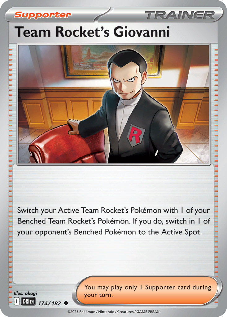 Team Rocket's Giovanni 174/244 Uncommon