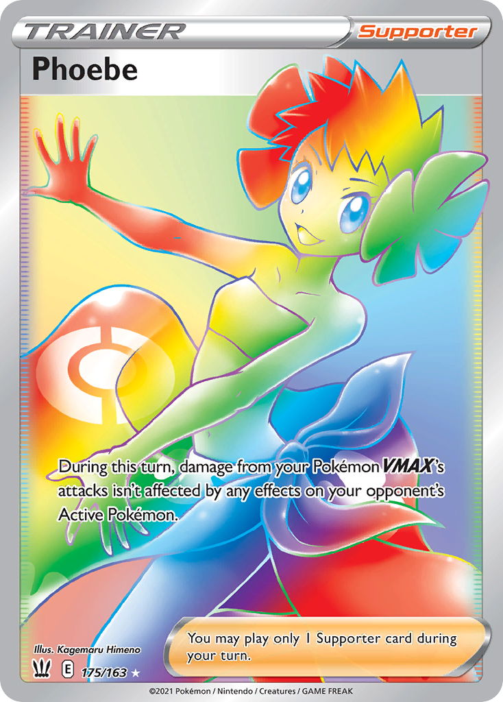 Phoebe 175/183 Rare Rainbow