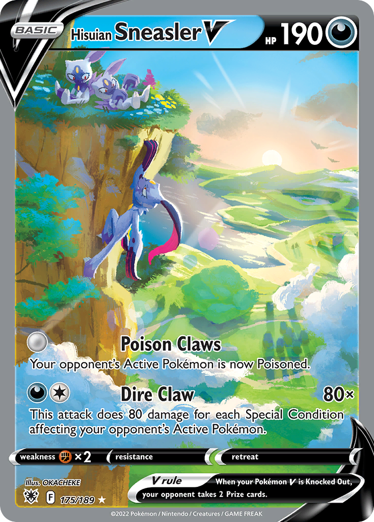 Hisuian Sneasler V 175/216 Rare Ultra