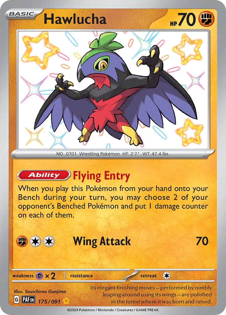 Hawlucha 175/245 Shiny Rare