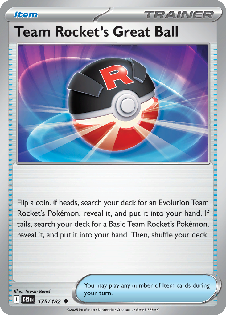 Team Rocket's Great Ball 175/244 Uncommon