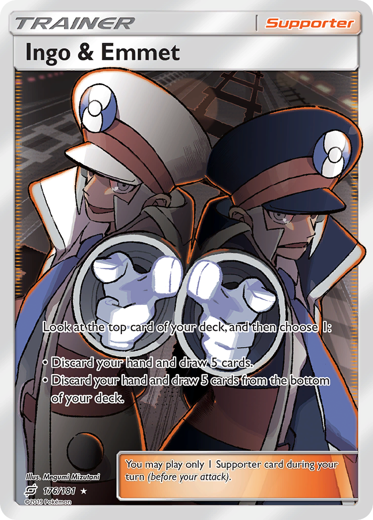 Ingo & Emmet 176/198 Rare Ultra