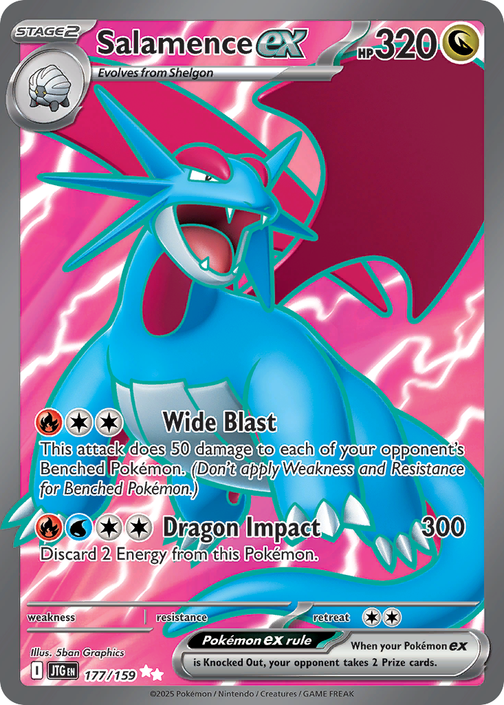 Salamence ex 177/190 Ultra Rare