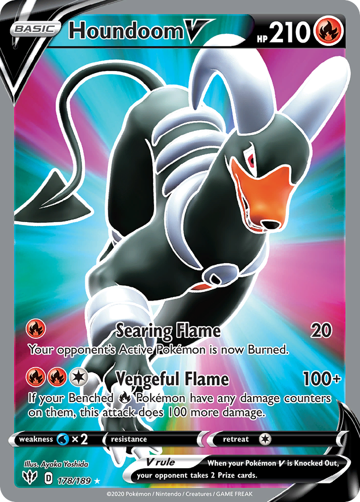 Houndoom V 178/201 Rare Ultra