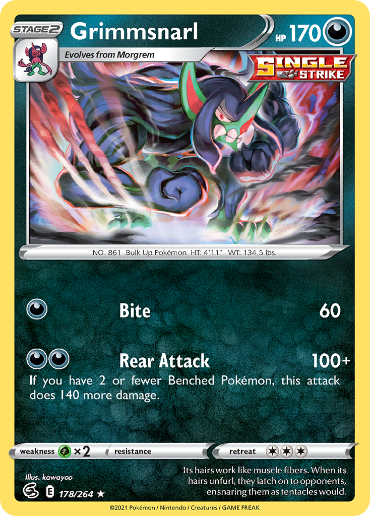 Grimmsnarl 178/284 Rare Holo