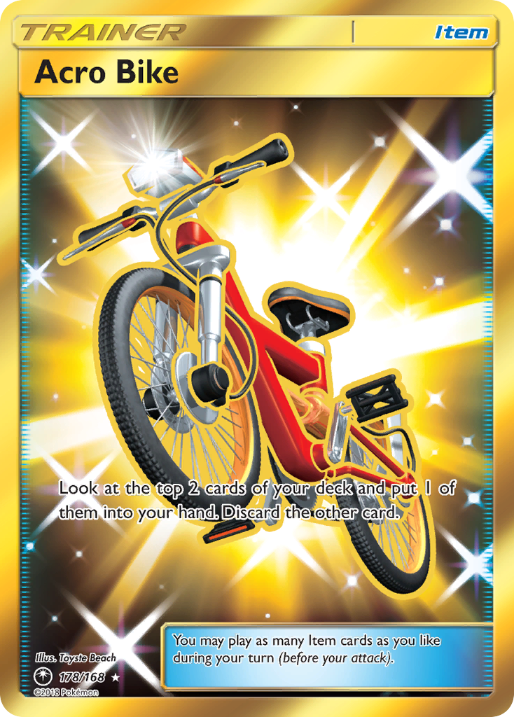 Acro Bike 178/187 Rare Secret