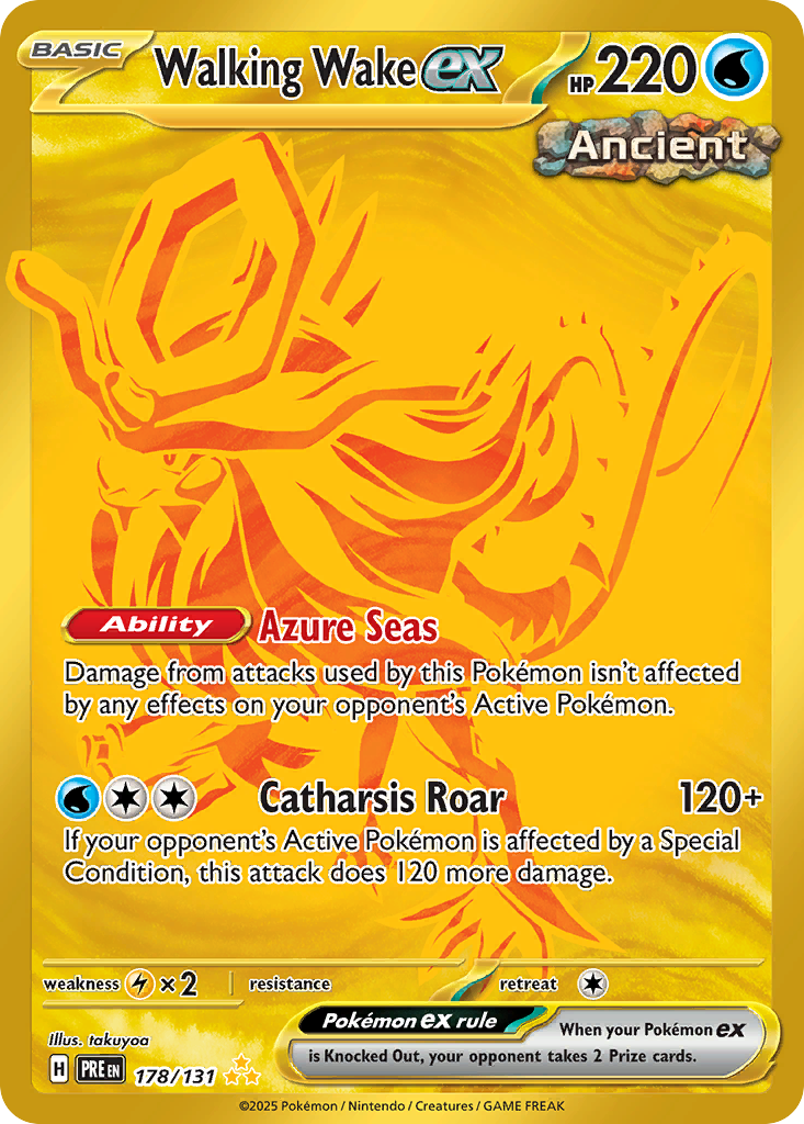Walking Wake ex 178/180 Hyper Rare