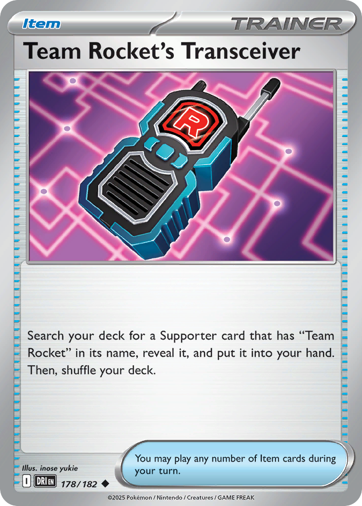 Team Rocket's Transceiver 178/244 Uncommon
