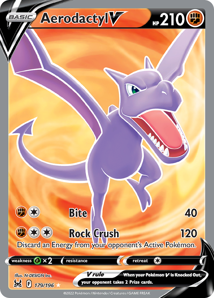 Aerodactyl V 179/217 Rare Ultra