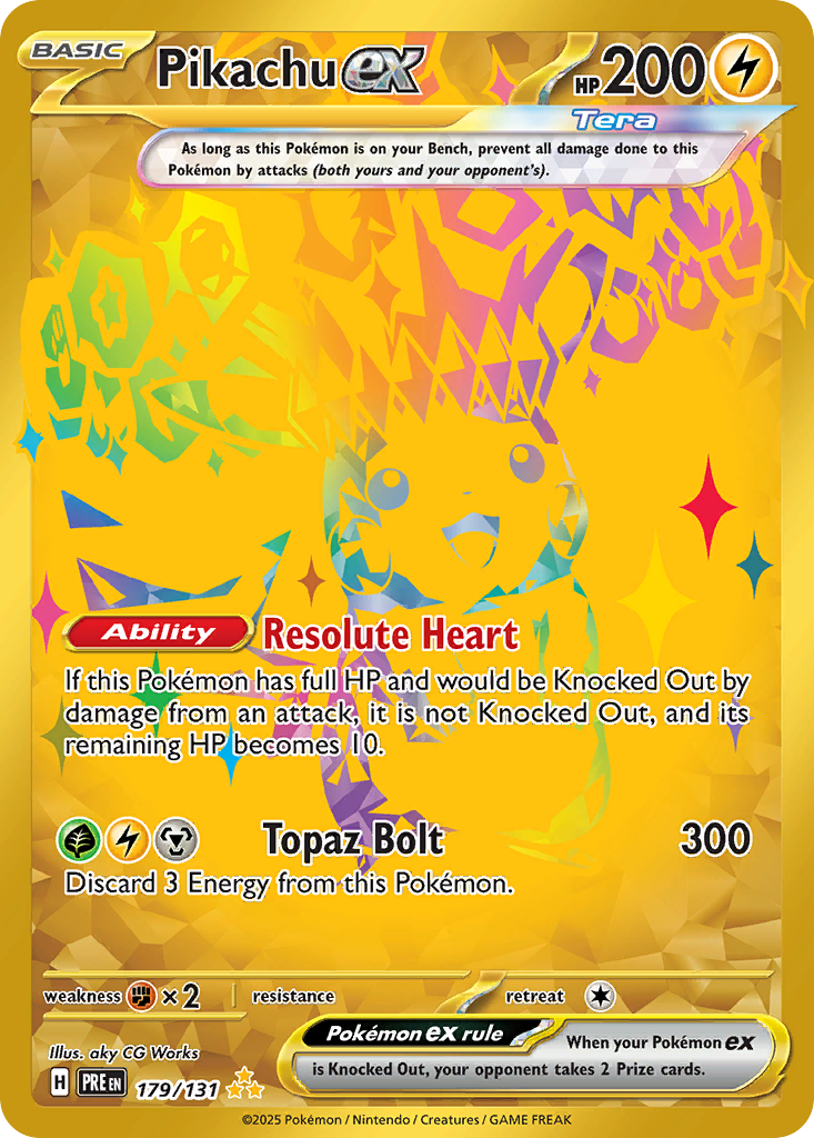 Pikachu ex 179/180 Hyper Rare