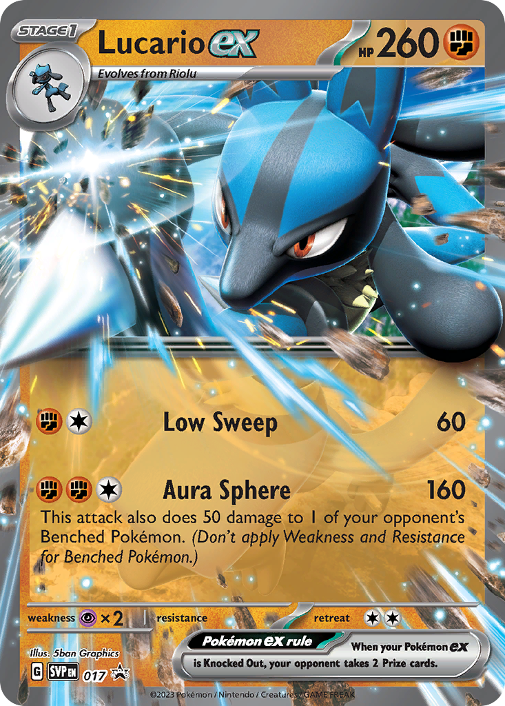 Lucario ex 017/196 Promo