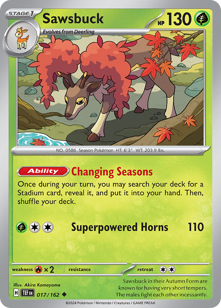Sawsbuck 017/218 Uncommon