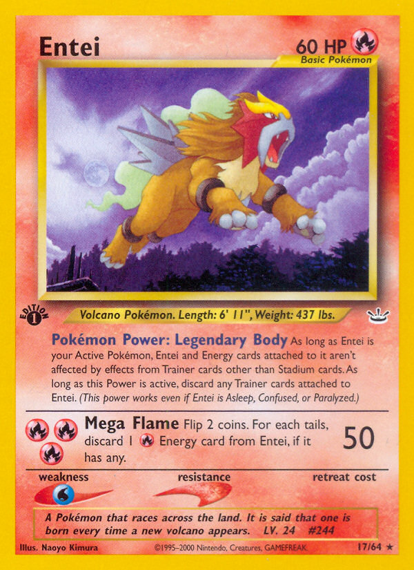 Entei 017/66 Rare