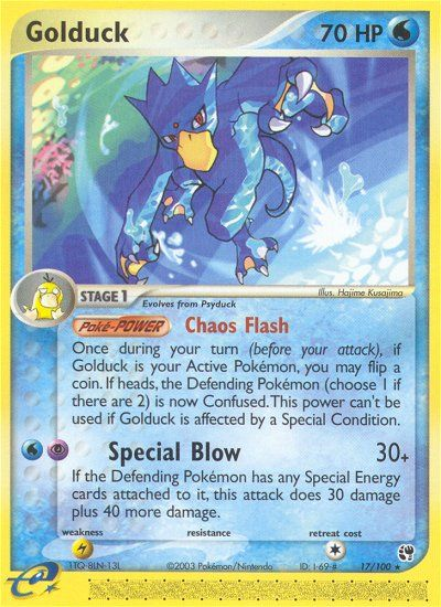 Golduck 017/100 Rare