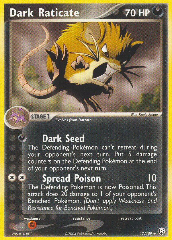 Dark Raticate 017/111 Rare