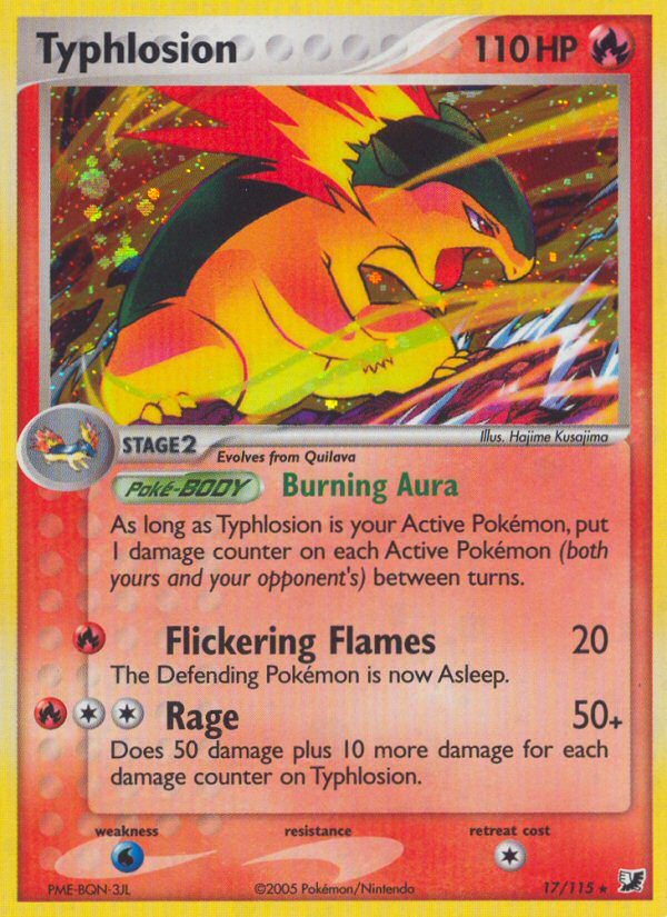 Typhlosion 017/145 Rare Holo