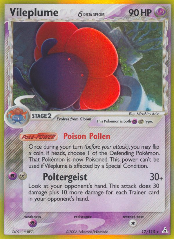 Vileplume δ 017/111 Rare Holo