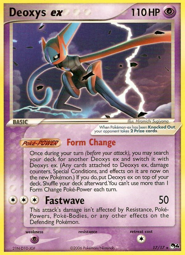Deoxys ex 017/17 Rare