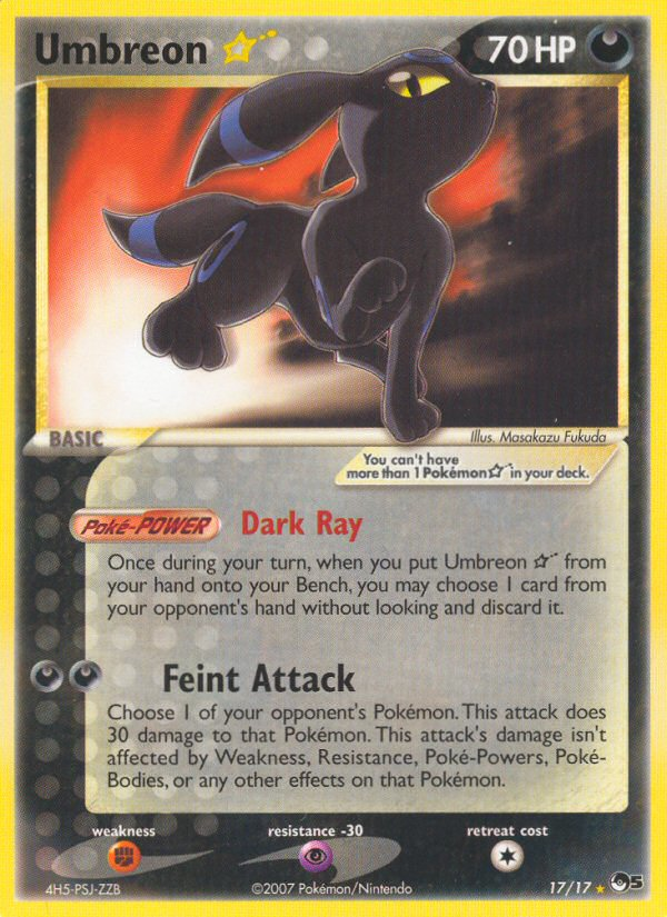Umbreon ★ 017/17 Rare