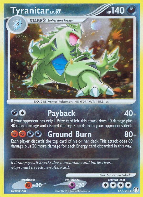 Tyranitar 017/124 Rare Holo
