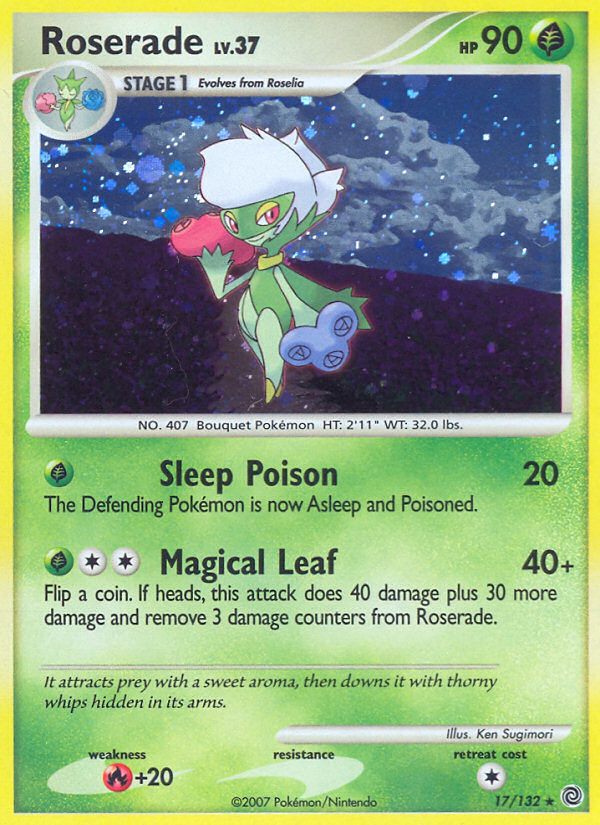 Roserade 017/132 Rare Holo