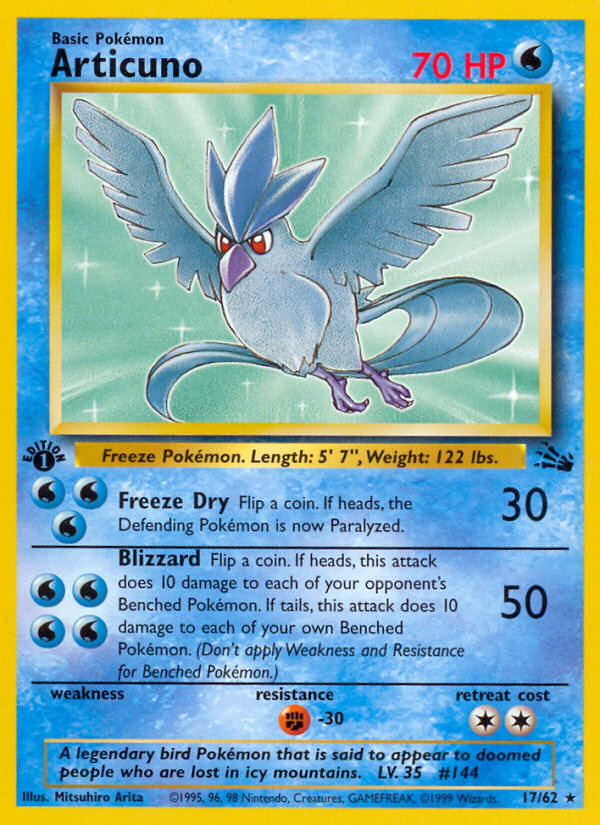 Articuno 017/62 Rare
