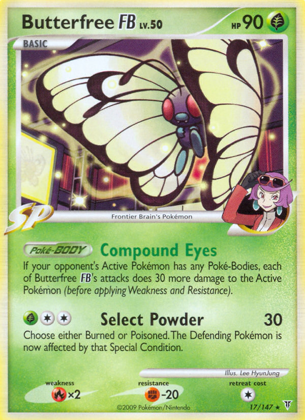 Butterfree FB 017/153 Rare
