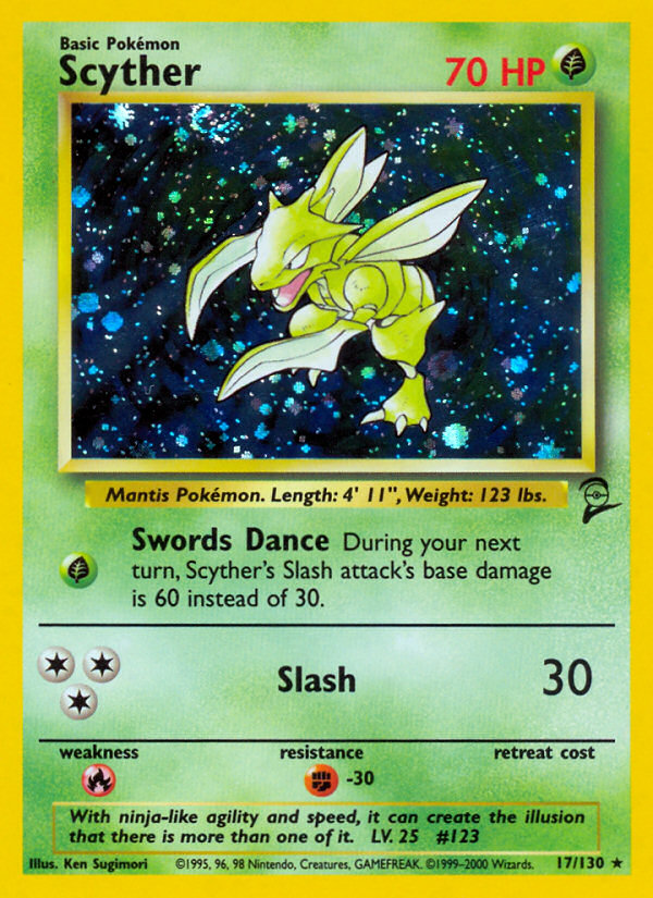 Scyther 017/130 Rare Holo