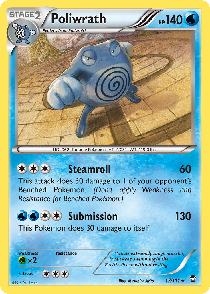Poliwrath 017/114 Rare Holo