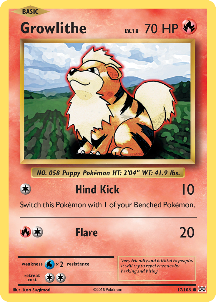 Growlithe 017/113 Common