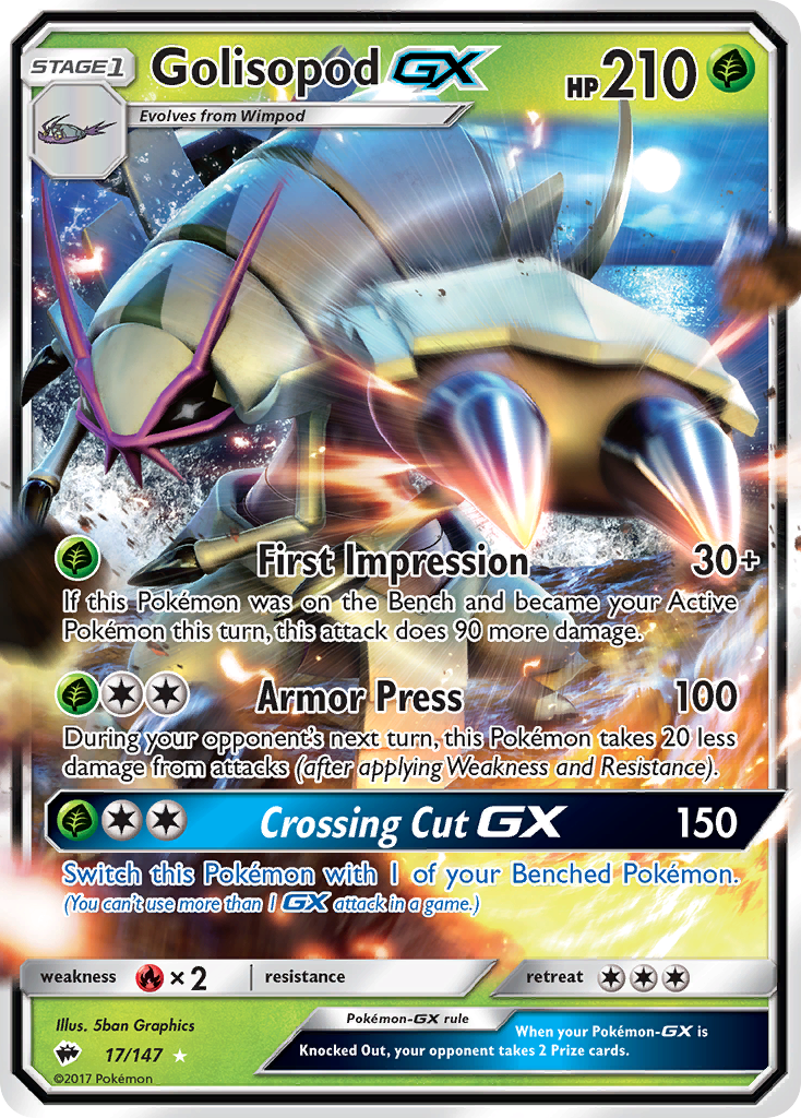 Golisopod-GX 017/177 Rare Holo GX
