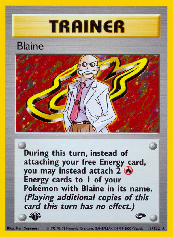 Blaine 017/132 Rare Holo