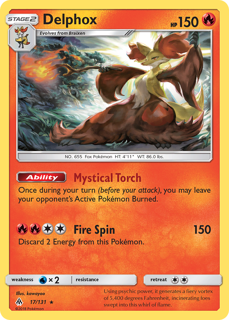 Delphox 017/150 Rare Holo