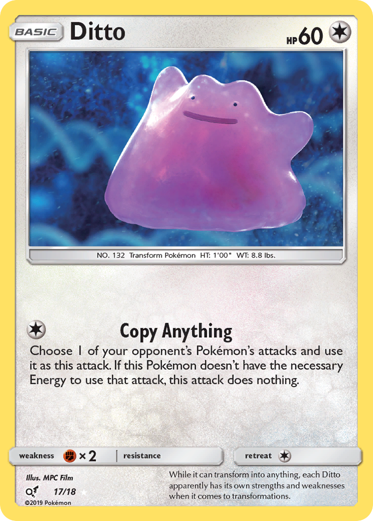 Ditto 017/18 Rare Ultra