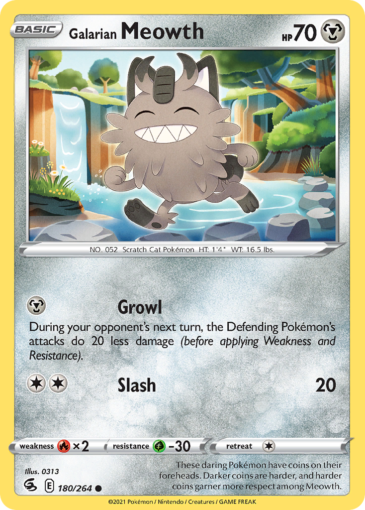 Galarian Meowth 180/284 Common