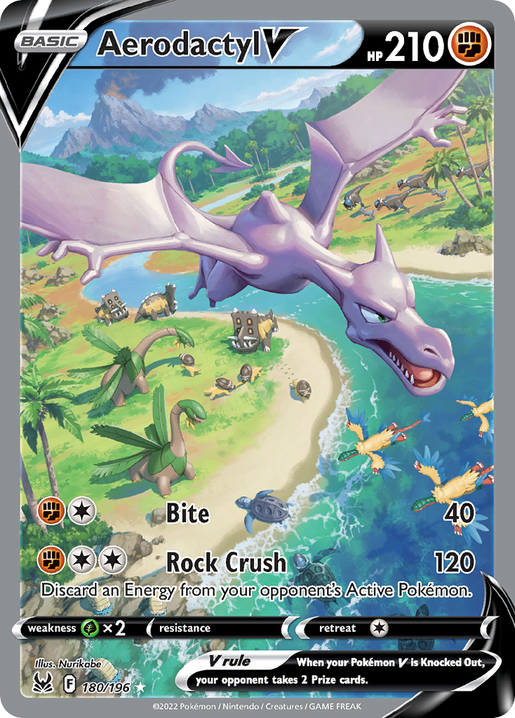 Aerodactyl V 180/217 Rare Ultra